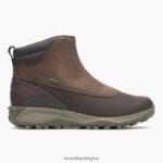 Thermo Kiruna Mid Zip Waterproof (J035051) Merrell Men 8VV6P758 Shoes Clay - Image 2