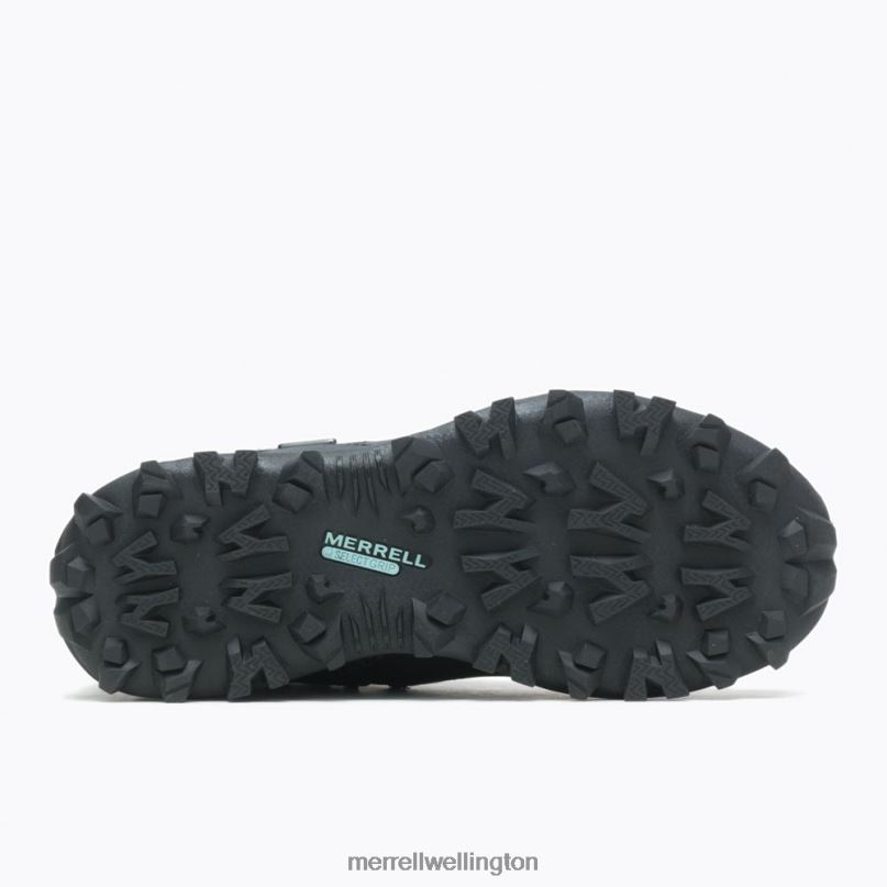 Thermo Kiruna Mid Zip Waterproof (J035090) Merrell Women 8VV6P1328 Shoes Black/Canal - Image 3