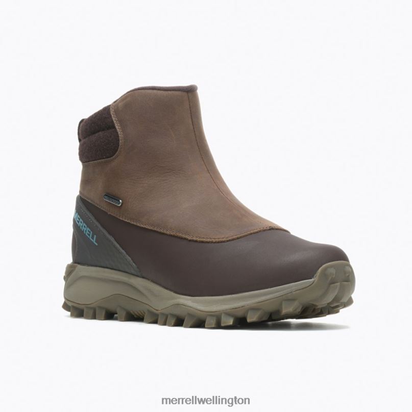 Thermo Kiruna Mid Zip Waterproof (J035092) Merrell Women 8VV6P1329 Shoes Clay - Image 5