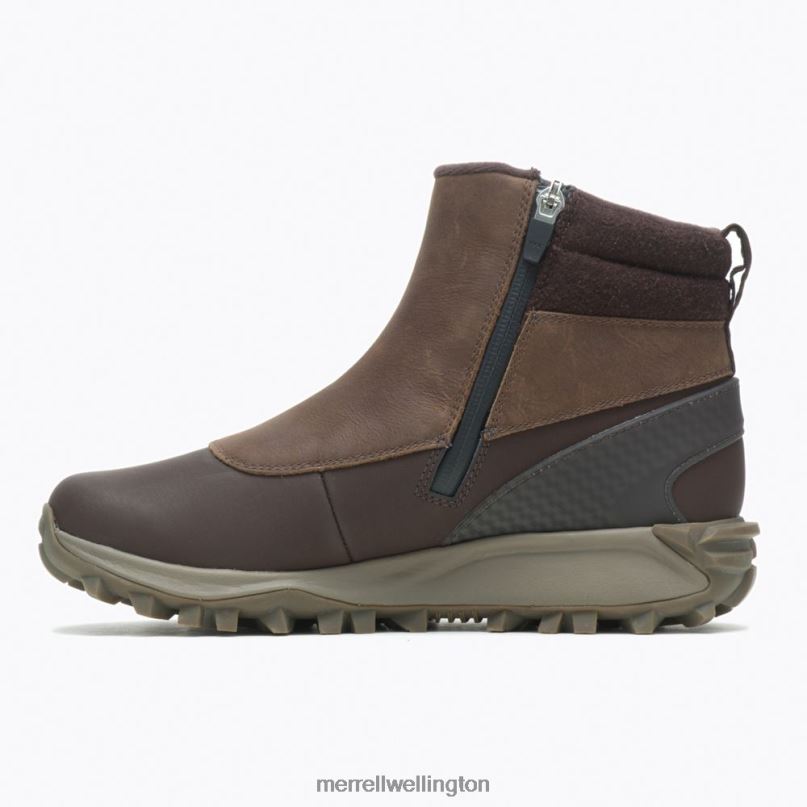 Thermo Kiruna Mid Zip Waterproof (J035092) Merrell Women 8VV6P1329 Shoes Clay - Image 6