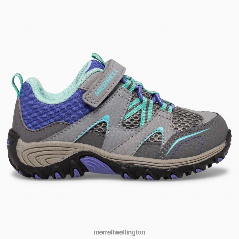 Trail Chaser Jr. Shoe (ML166016) Merrell Kids 8VV6P1341 Shoes Grey/Multi - Image 1