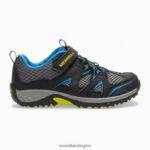 Trail Chaser Shoe (MK261971) Merrell Kids 8VV6P1463 Shoes Black/Blue - Image 3