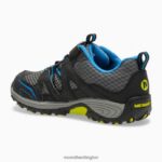 Trail Chaser Shoe (MK261971) Merrell Kids 8VV6P1463 Shoes Black/Blue - Image 6