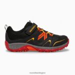 Trail Chaser Shoe (MK265717) Merrell Kids 8VV6P1460 Shoes Black/Grey/Red - Image 2