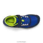 Trail Glove 7 A/C (MK266791K) Merrell Kids 8VV6P1441 Shoes Blue/Lime - Image 6