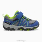 Trail Quest Jr. (ML262791) Merrell Kids 8VV6P1347 Shoes Blue/Green - Image 2