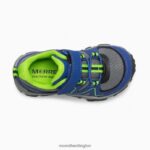 Trail Quest Jr. (ML262791) Merrell Kids 8VV6P1347 Shoes Blue/Green - Image 6