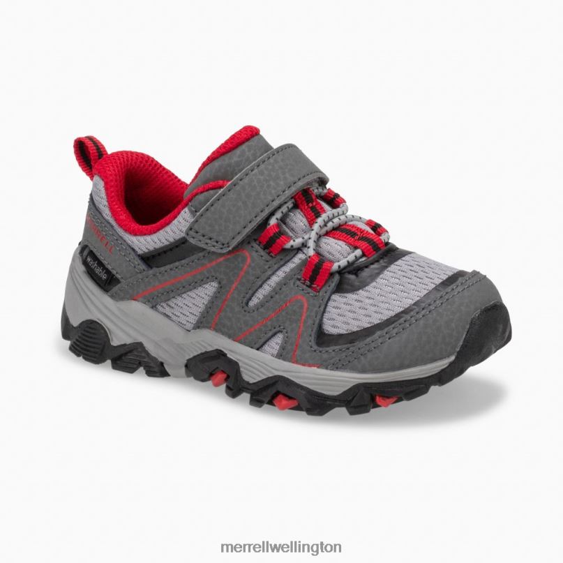 Trail Quest Jr. (ML263182) Merrell Kids 8VV6P1348 Shoes Grey/Red/Black - Image 3