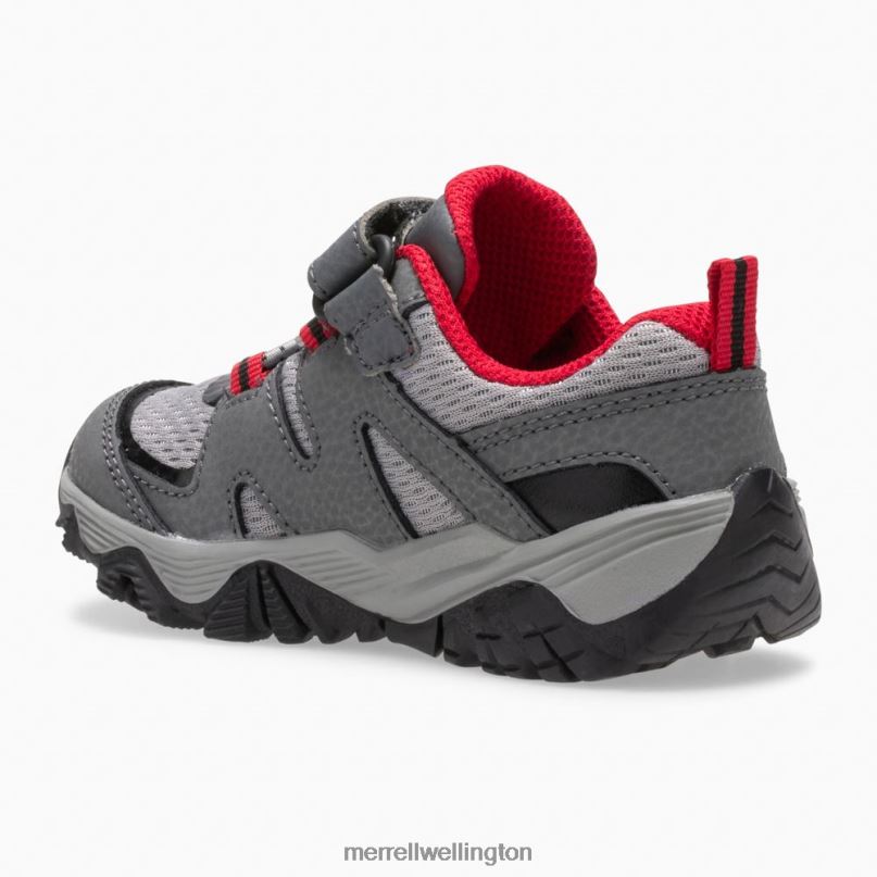 Trail Quest Jr. (ML263182) Merrell Kids 8VV6P1348 Shoes Grey/Red/Black - Image 6