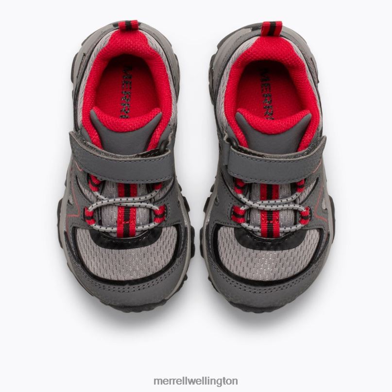 Trail Quest Jr. (ML263182) Merrell Kids 8VV6P1348 Shoes Grey/Red/Black - Image 7
