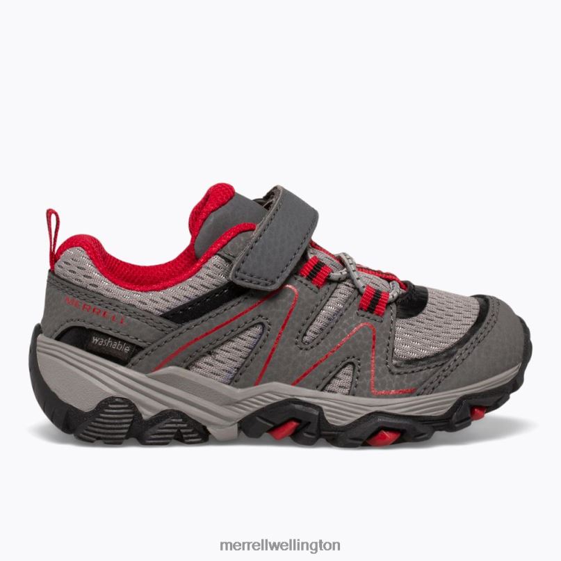 Trail Quest Jr. (ML263182) Merrell Kids 8VV6P1348 Shoes Grey/Red/Black - Image 1