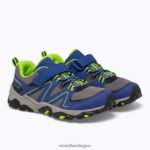 Trail Quest (MK262619) Merrell Kids 8VV6P1350 Shoes Blue/Green - Image 4