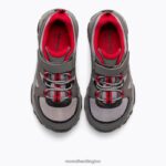 Trail Quest (MK263181) Merrell Kids 8VV6P1351 Shoes Grey/Red/Black - Image 6