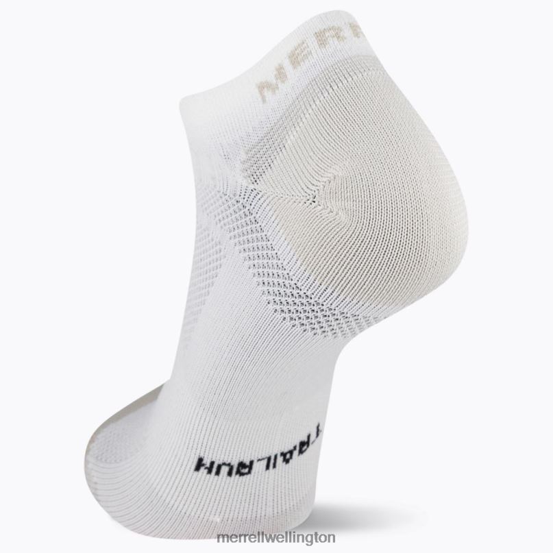 Trail Runner Lightweight No Show Sock (JSS27017-100) Merrell Unisex 8VV6P220 Accessories White - Image 3