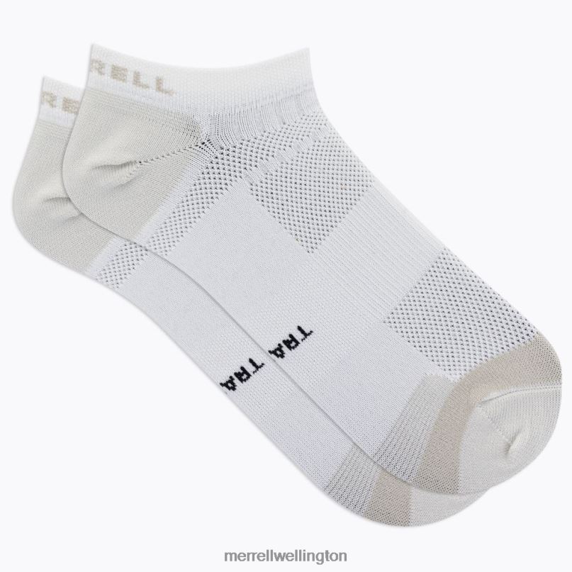 Trail Runner Lightweight No Show Sock (JSS27017-100) Merrell Unisex 8VV6P220 Accessories White - Image 4
