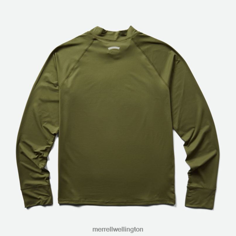 Trail Running Midlayer (JMF26578-326) Merrell Men 8VV6P737 Clothes Dusty Olive - Image 3