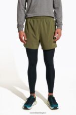 Trail Running Short (JMF26581-326) Merrell Men 8VV6P406 Clothes Dusty Olive - Image 4