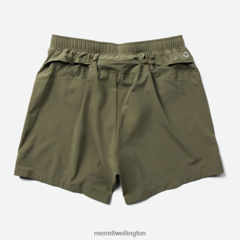 Trail Running Short (JMF26581-326) Merrell Men 8VV6P406 Clothes Dusty Olive - Image 8