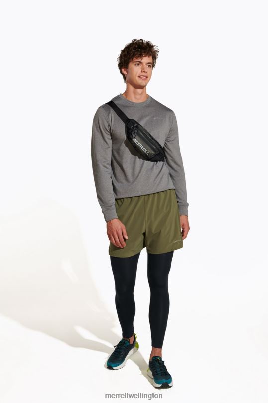 Trail Running Short (JMF26581-326) Merrell Men 8VV6P406 Clothes Dusty Olive - Image 1
