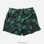 Trail Running Short (JMF26581-330) Merrell Men 8VV6P407 Clothes Sea Moss Leaf Print