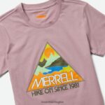 Triangle Tee (JWS26825-494) Merrell Women 8VV6P1005 Clothes Elderberry - Image 3