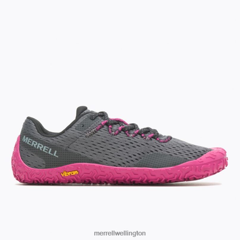 Vapor Glove 6 (J067722) Merrell Women 8VV6P856 Shoes Granite/Fuchsia - Image 2