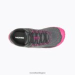 Vapor Glove 6 (J067722) Merrell Women 8VV6P856 Shoes Granite/Fuchsia - Image 4
