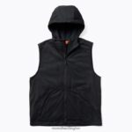 Whisper Hooded Vest (JMS26863-010) Merrell Men 8VV6P595 Clothes Black