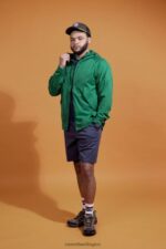 Whisper Rain Shell (JMS26319-320) Merrell Men 8VV6P167 Clothes Abundant Green - Image 5