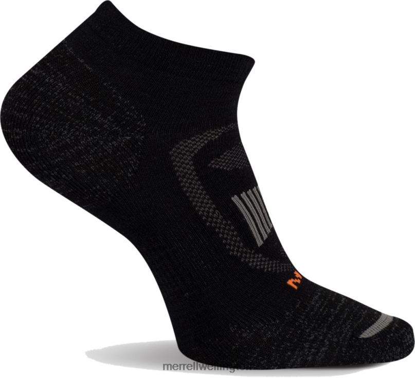 Zoned Low Cut Hiker Sock (JSF25745-012) Merrell Unisex 8VV6P525 Accessories Onyx - Image 1