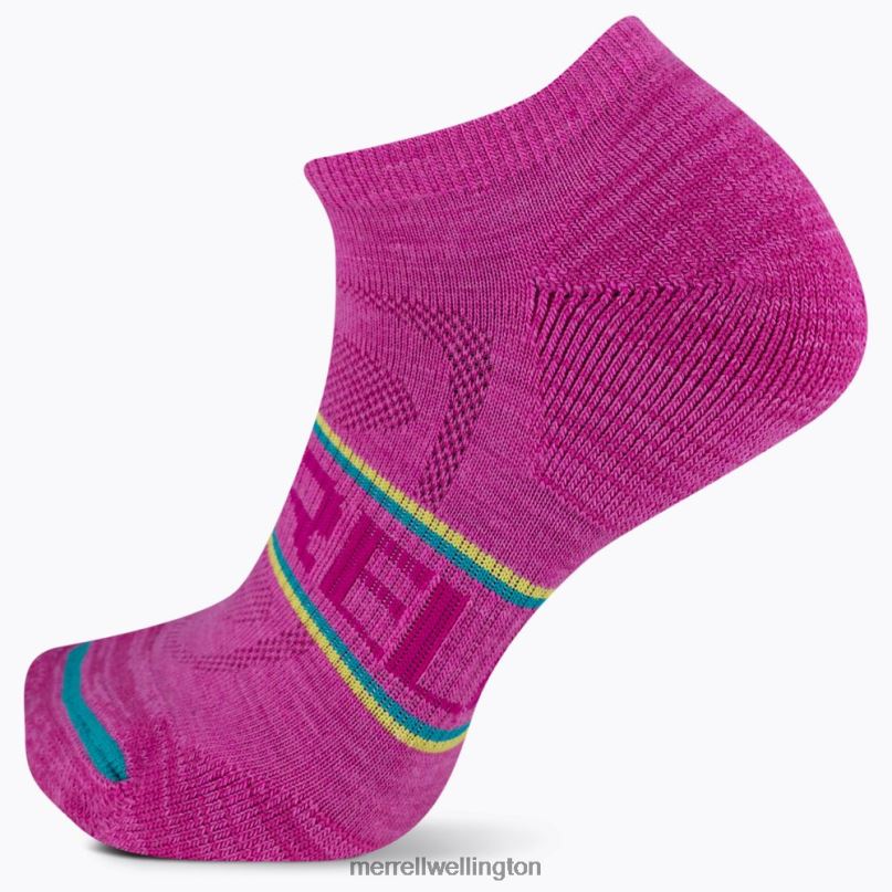 Zoned Low Cut Hiker Sock (JSS27009-652) Merrell Unisex 8VV6P526 Accessories Pink Multi - Image 1