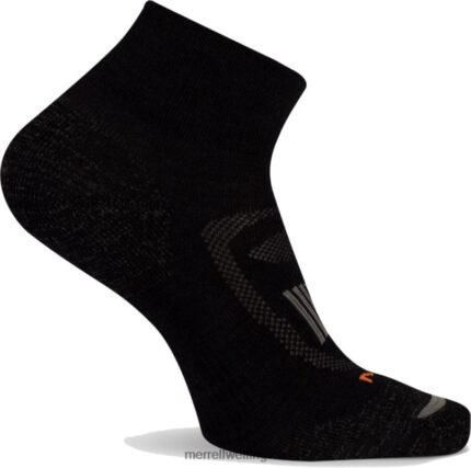 Zoned Quarter Hiker Sock (JSF25754-012) Merrell Unisex 8VV6P399 Accessories Onyx